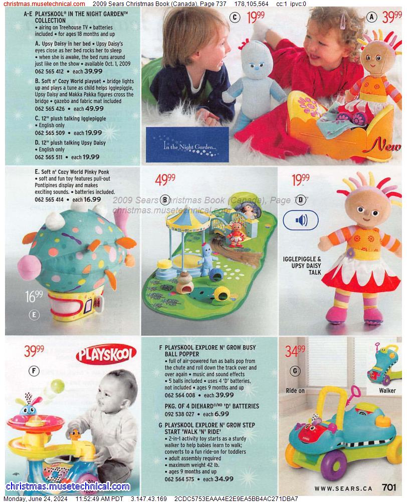 2009 Sears Christmas Book (Canada), Page 737