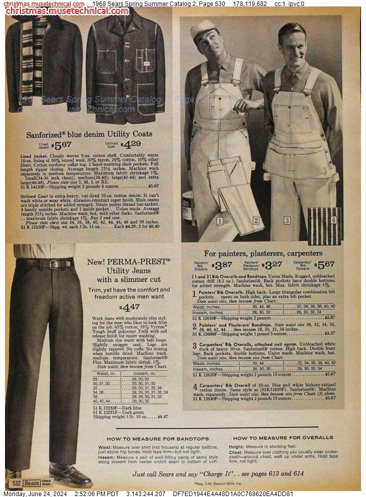 1968 Sears Spring Summer Catalog 2, Page 530
