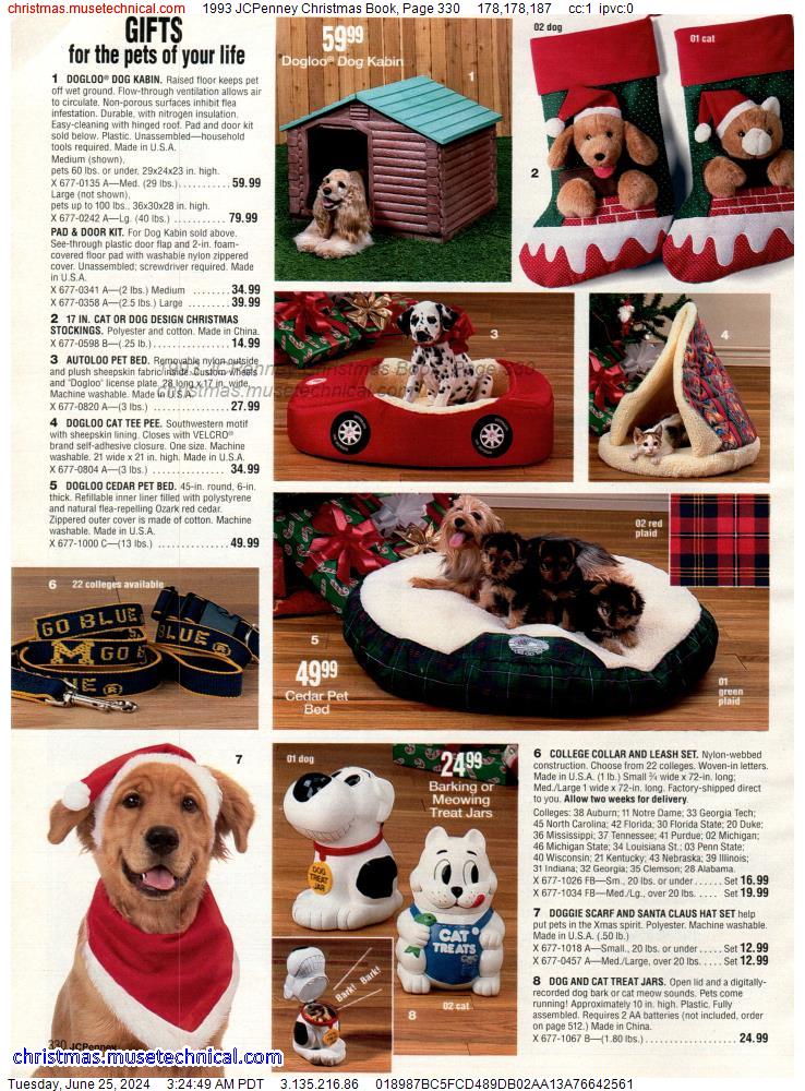1993 JCPenney Christmas Book, Page 330