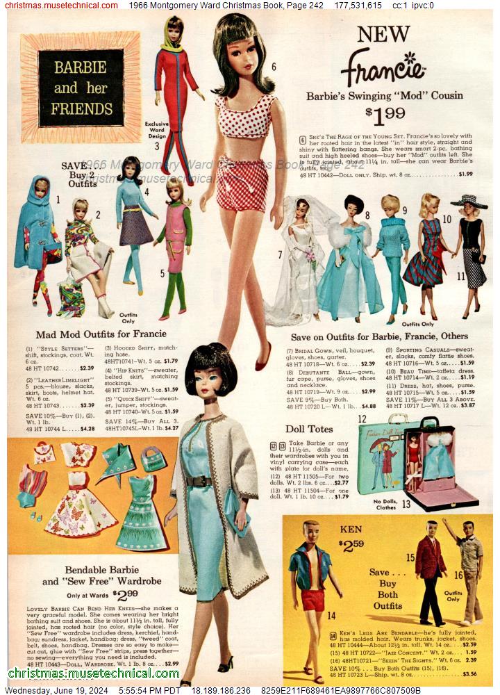 1966 Montgomery Ward Christmas Book, Page 242