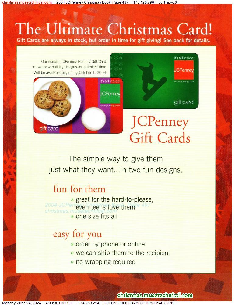 2004 JCPenney Christmas Book, Page 497