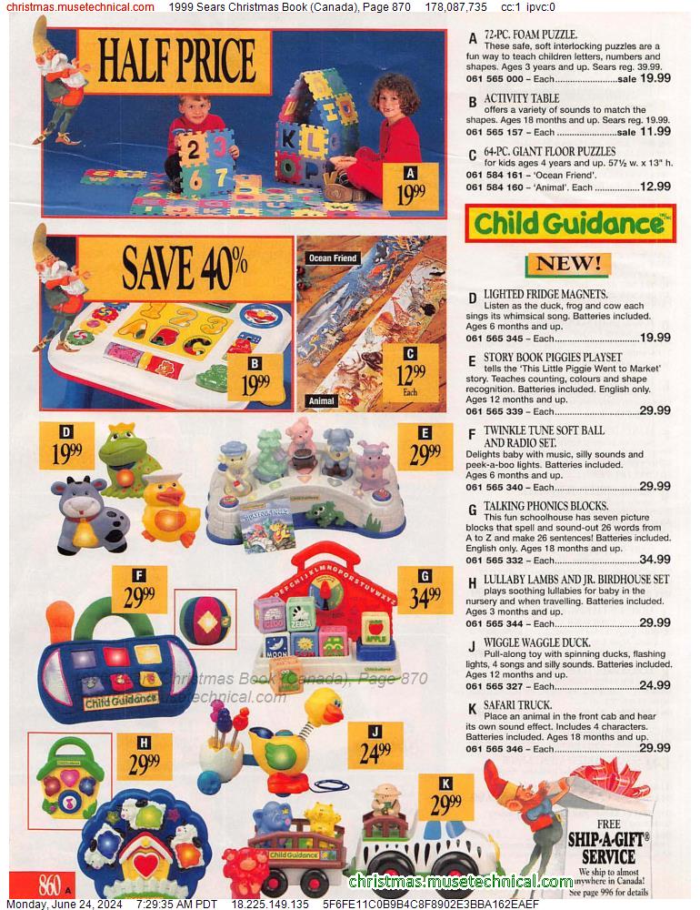 1999 Sears Christmas Book (Canada), Page 870