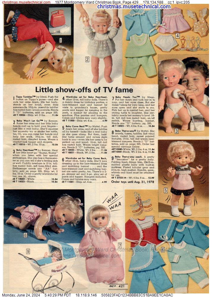 1977 Montgomery Ward Christmas Book, Page 429