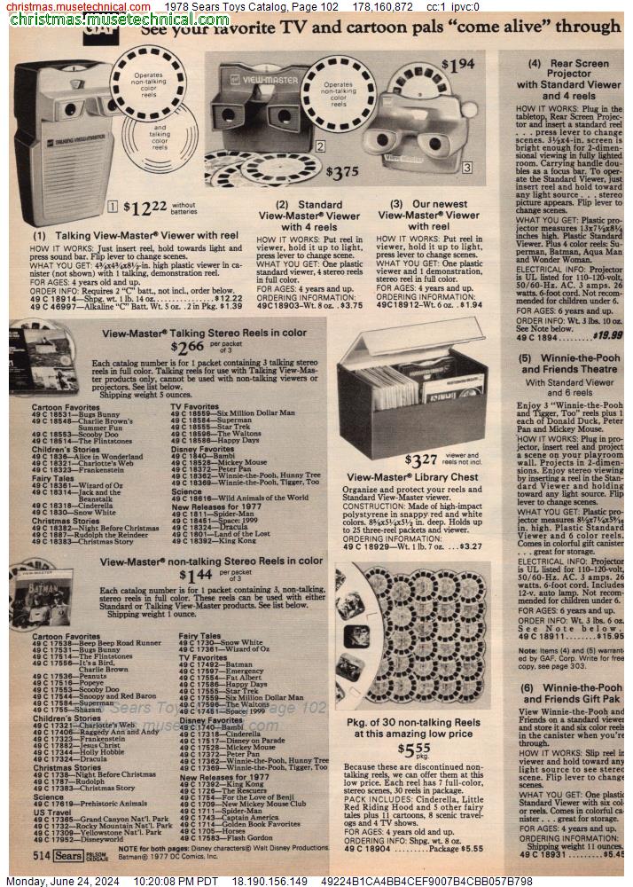 1978 Sears Toys Catalog, Page 102