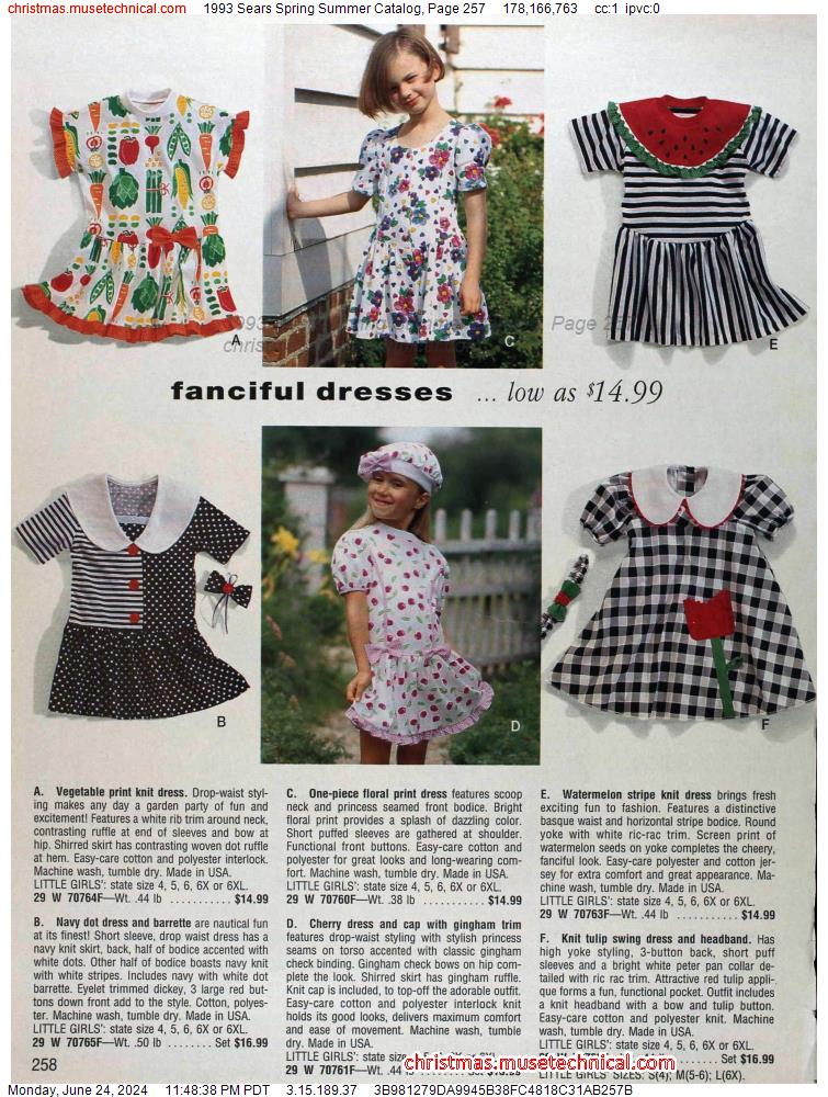 1993 Sears Spring Summer Catalog, Page 257