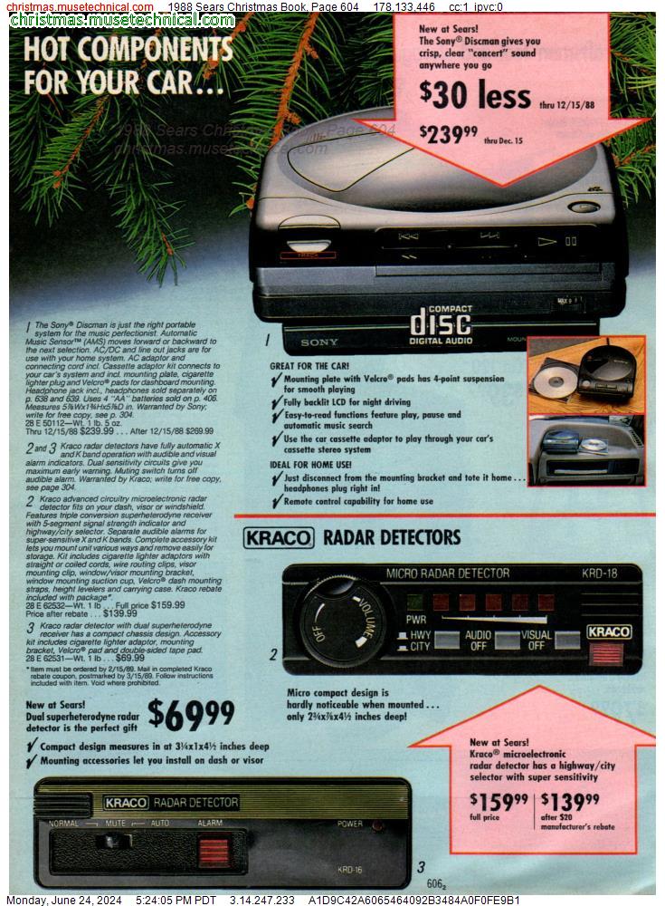 1988 Sears Christmas Book, Page 604