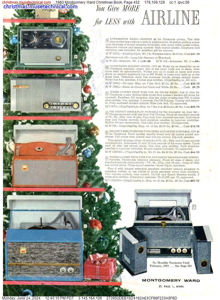 1960 Montgomery Ward Christmas Book, Page 452