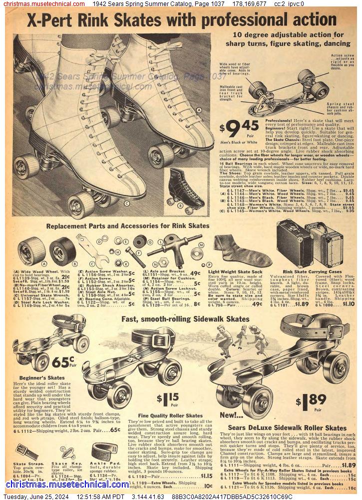 1942 Sears Spring Summer Catalog, Page 1037