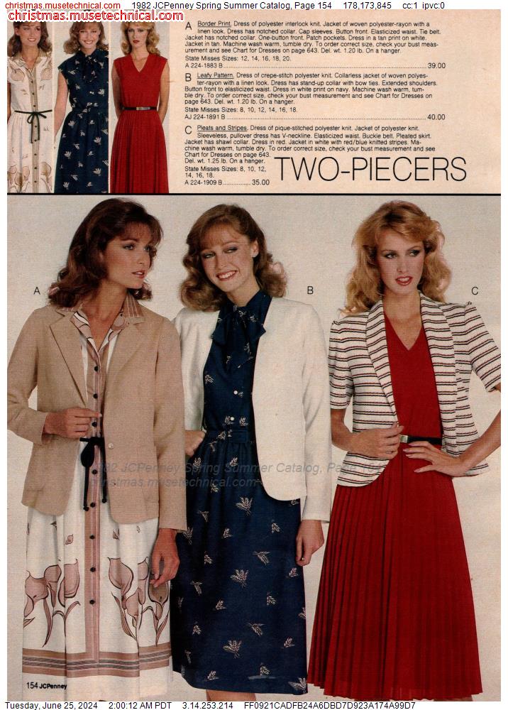 1982 JCPenney Spring Summer Catalog, Page 154