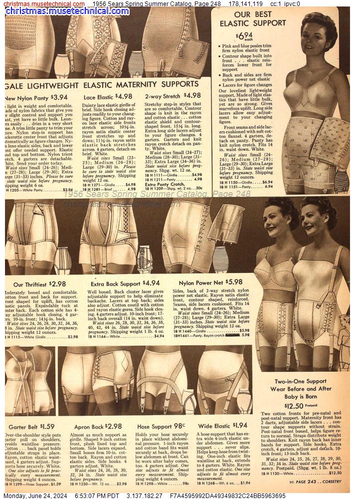 1956 Sears Spring Summer Catalog, Page 248