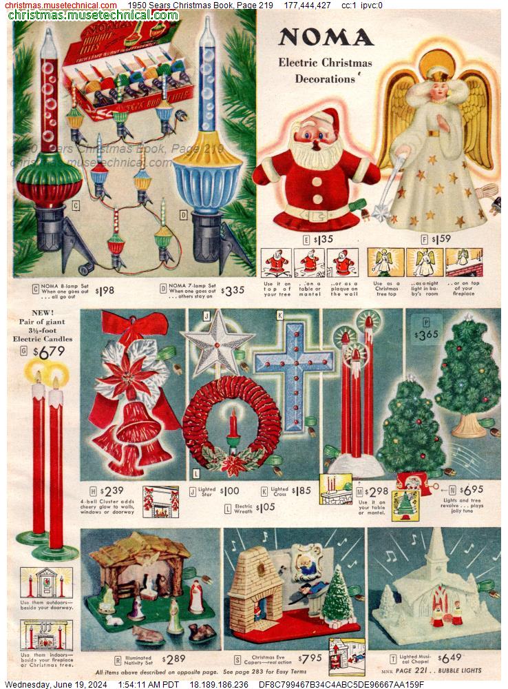 1950 Sears Christmas Book, Page 219