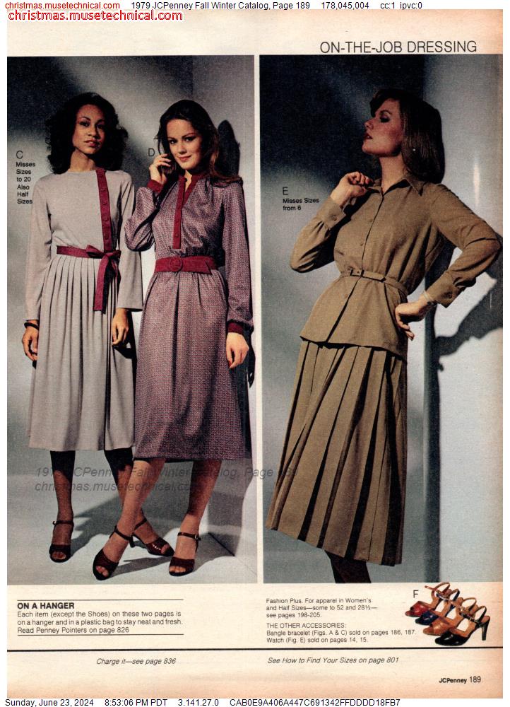 1979 JCPenney Fall Winter Catalog, Page 189
