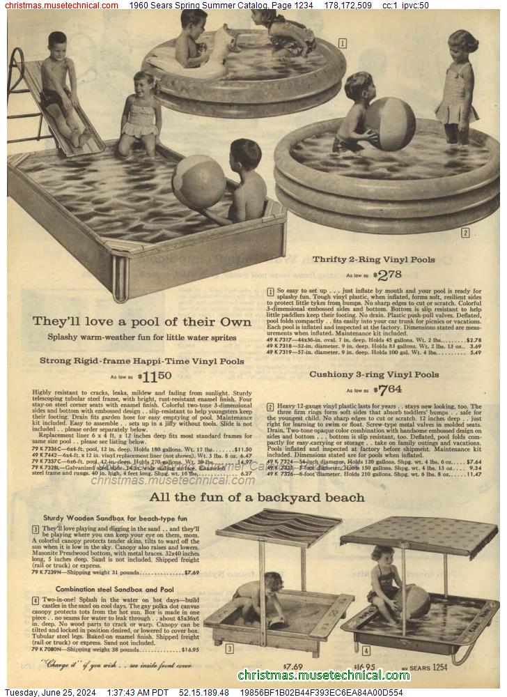 1960 Sears Spring Summer Catalog, Page 1234