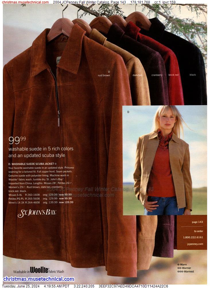 2004 JCPenney Fall Winter Catalog, Page 143