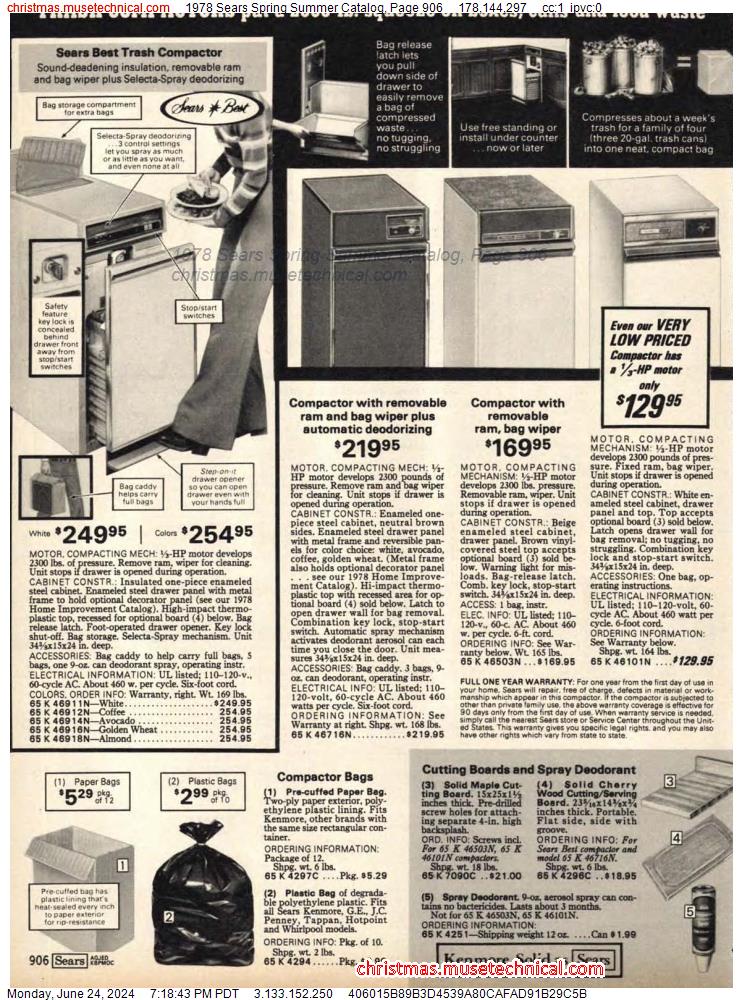 1978 Sears Spring Summer Catalog, Page 906