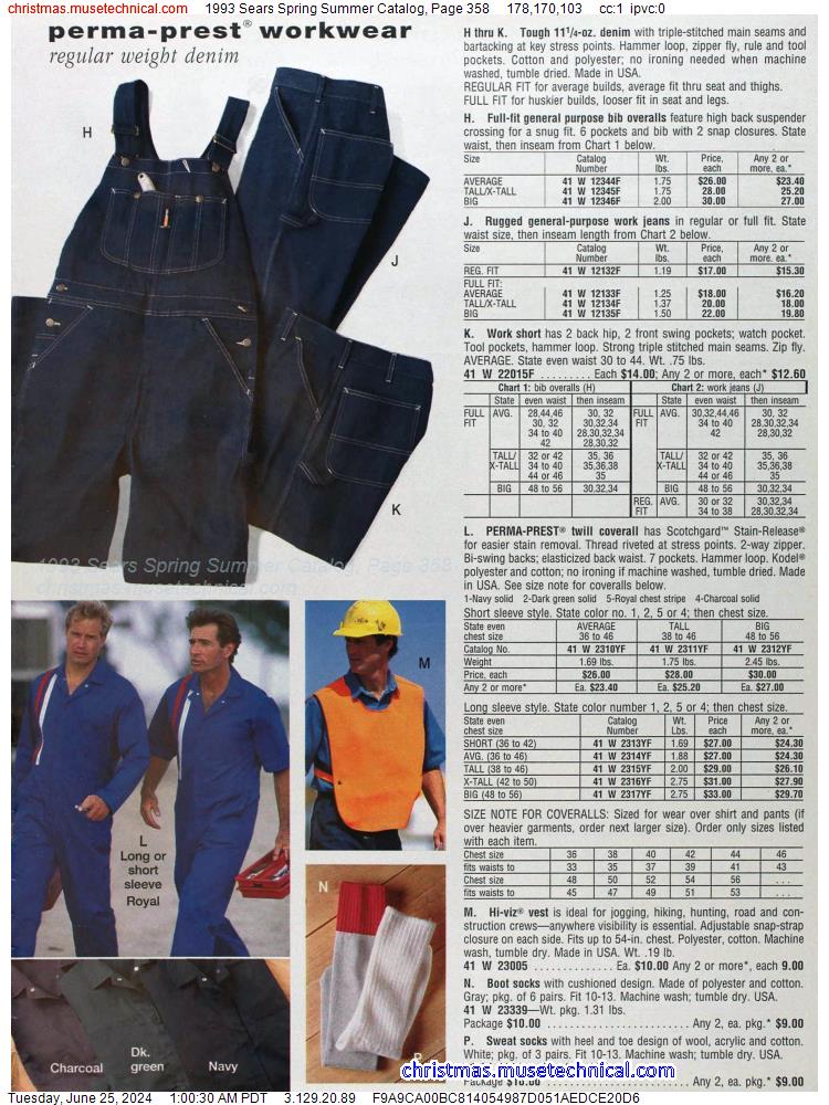 1993 Sears Spring Summer Catalog, Page 358