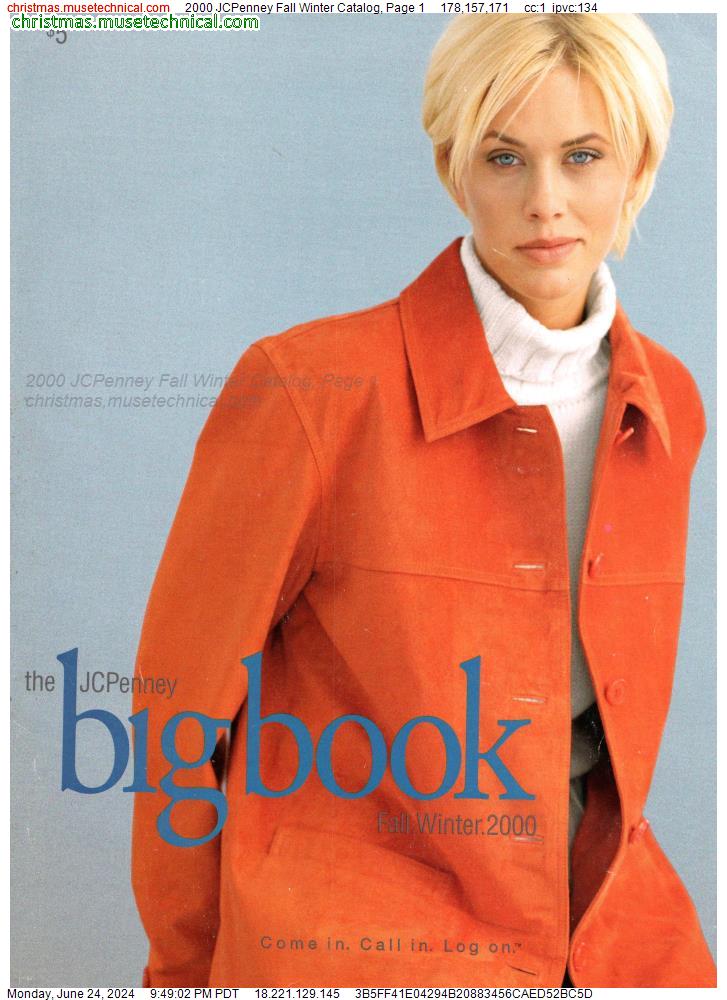 2000 JCPenney Fall Winter Catalog, Page 1
