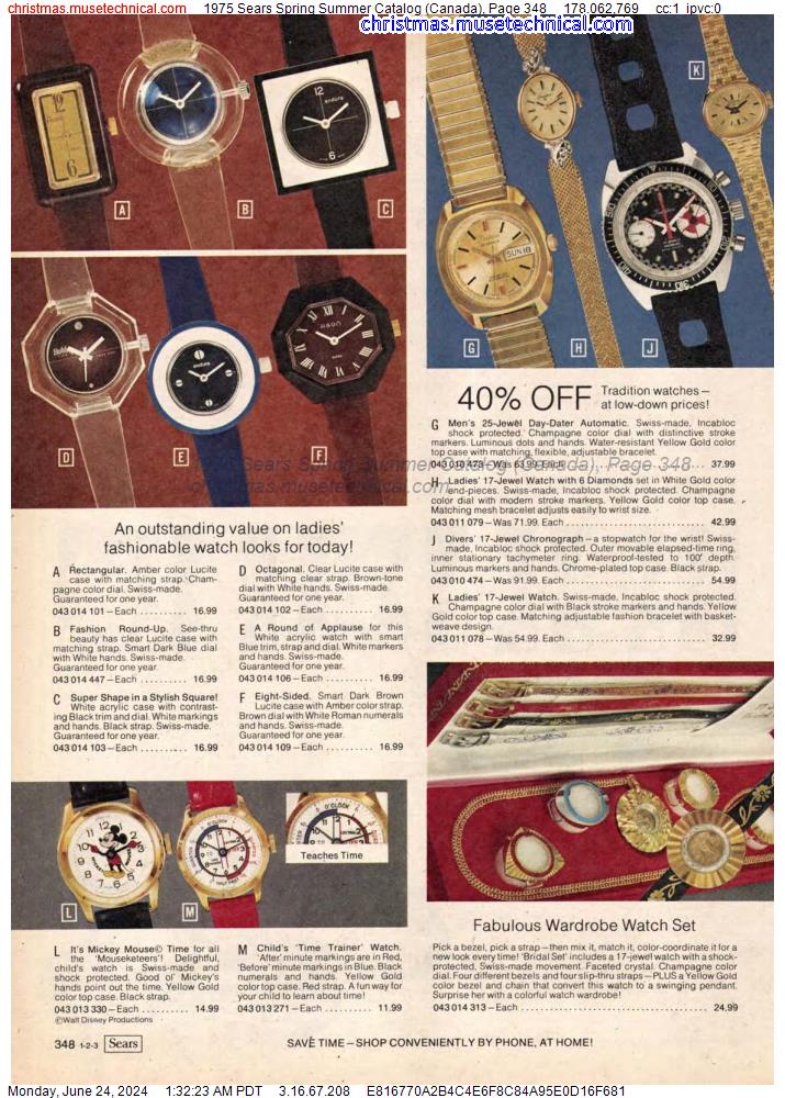 1975 Sears Spring Summer Catalog (Canada), Page 348