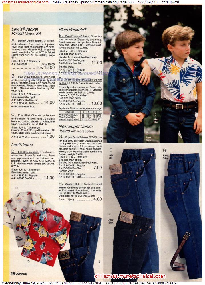 1986 JCPenney Spring Summer Catalog, Page 500