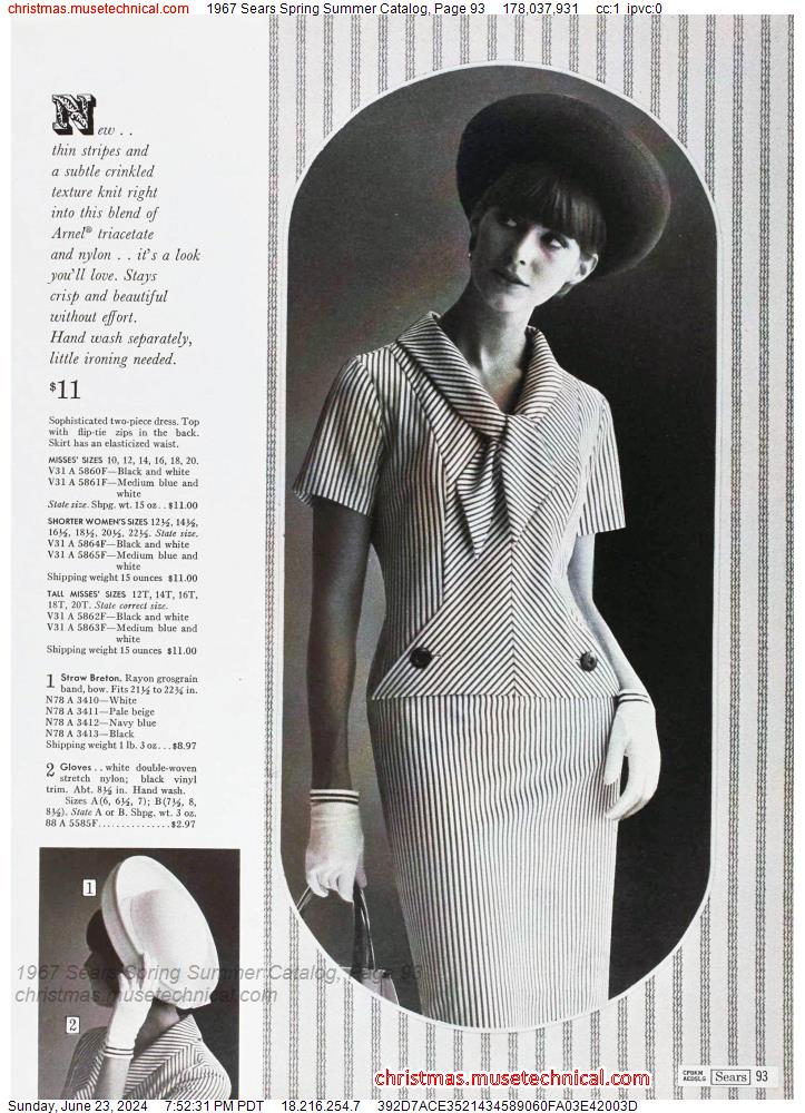 1967 Sears Spring Summer Catalog, Page 93