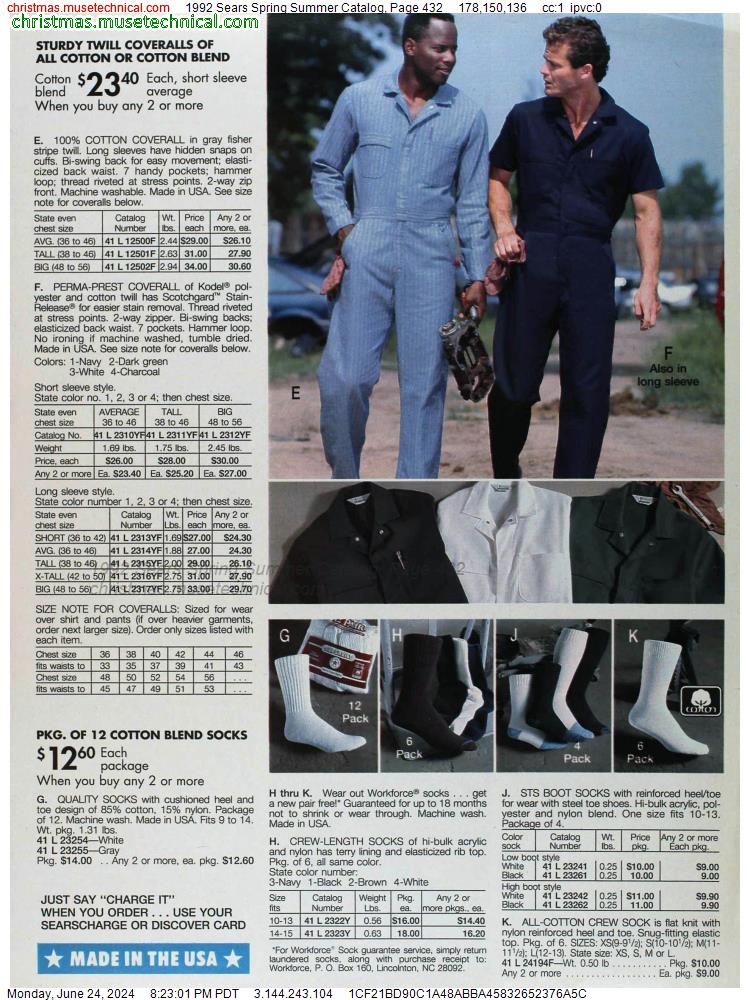 1992 Sears Spring Summer Catalog, Page 432