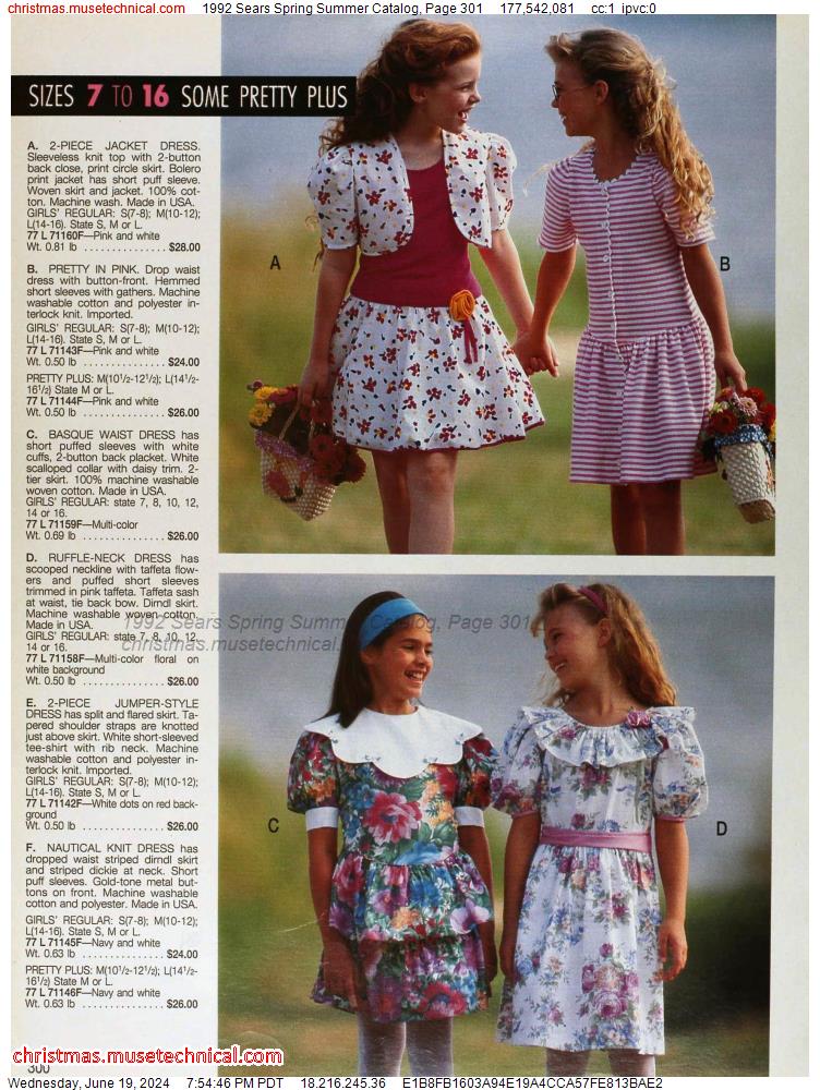 1992 Sears Spring Summer Catalog, Page 301