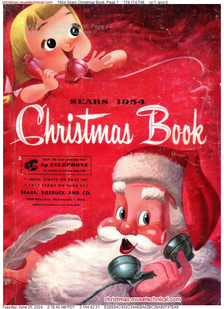 1954 Sears Christmas Book, Page 1