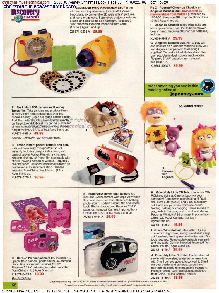 2000 JCPenney Christmas Book, Page 58