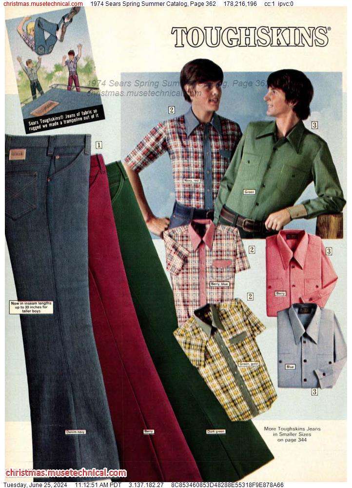 1974 Sears Spring Summer Catalog, Page 362