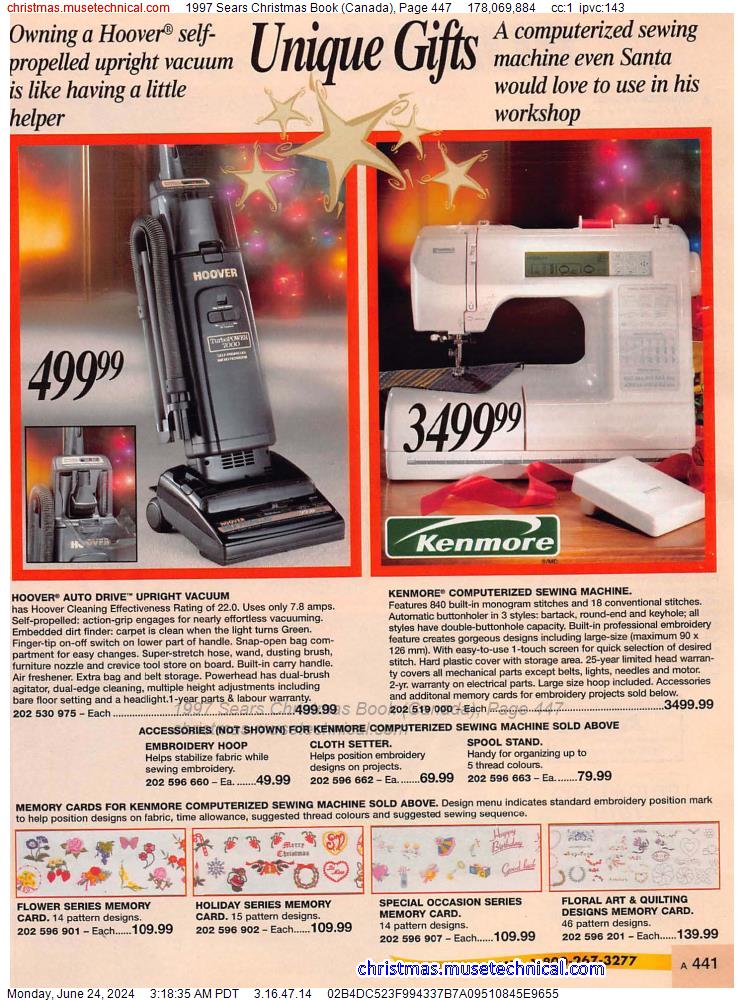 1997 Sears Christmas Book (Canada), Page 447