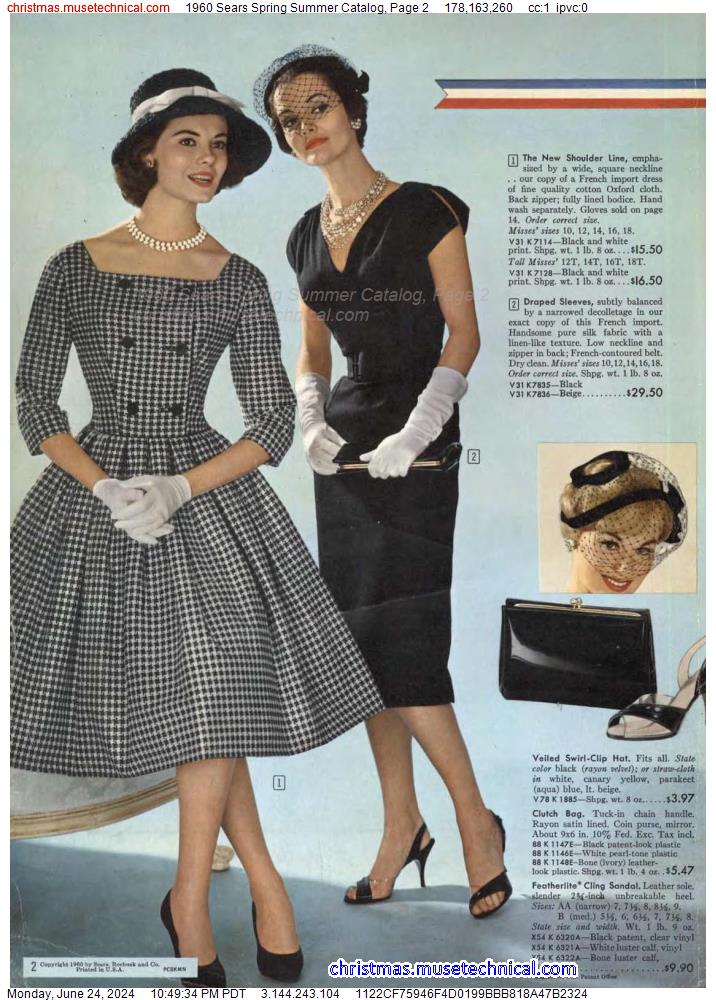 1960 Sears Spring Summer Catalog, Page 2
