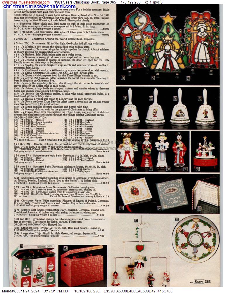1981 Sears Christmas Book, Page 365