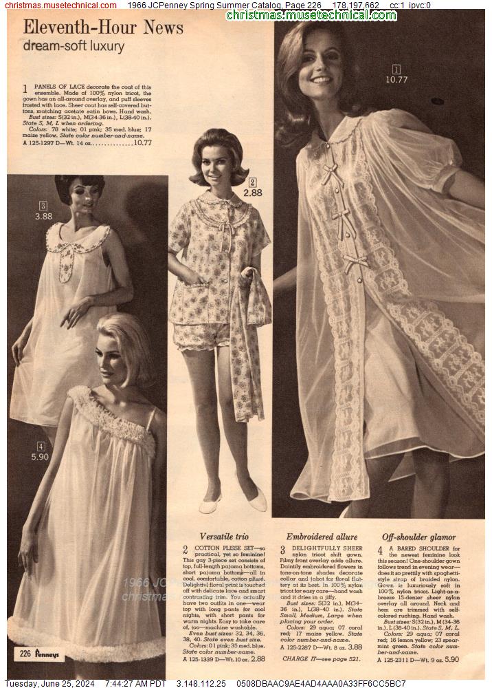 1966 JCPenney Spring Summer Catalog, Page 226