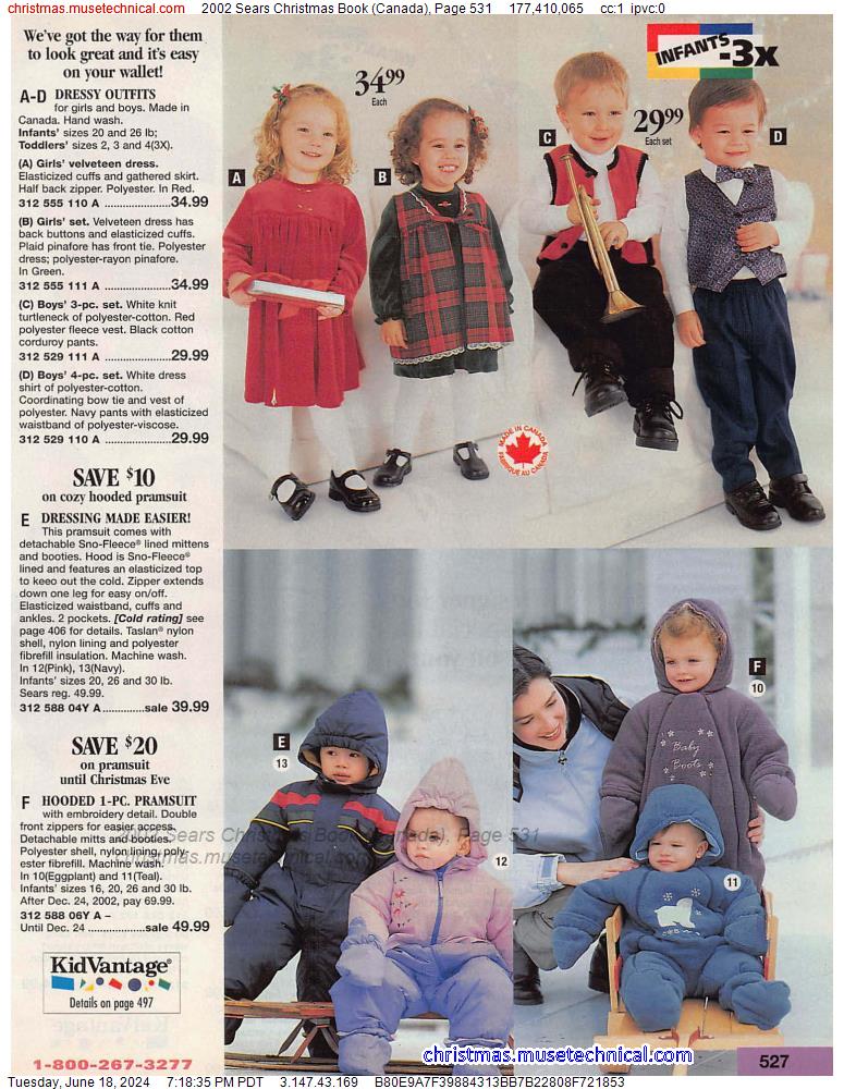 2002 Sears Christmas Book (Canada), Page 531