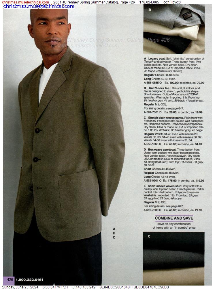 2001 JCPenney Spring Summer Catalog, Page 426