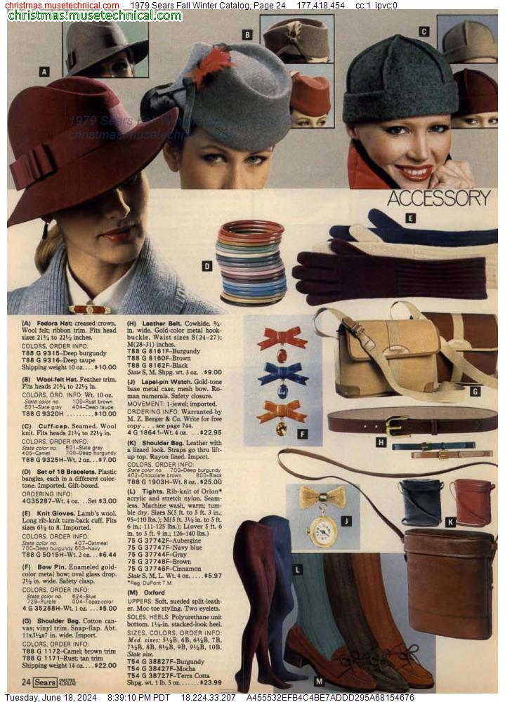 1979 Sears Fall Winter Catalog, Page 24