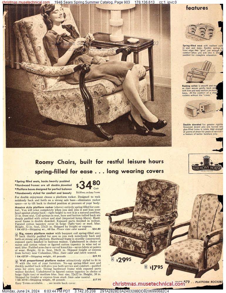 1946 Sears Spring Summer Catalog, Page 903