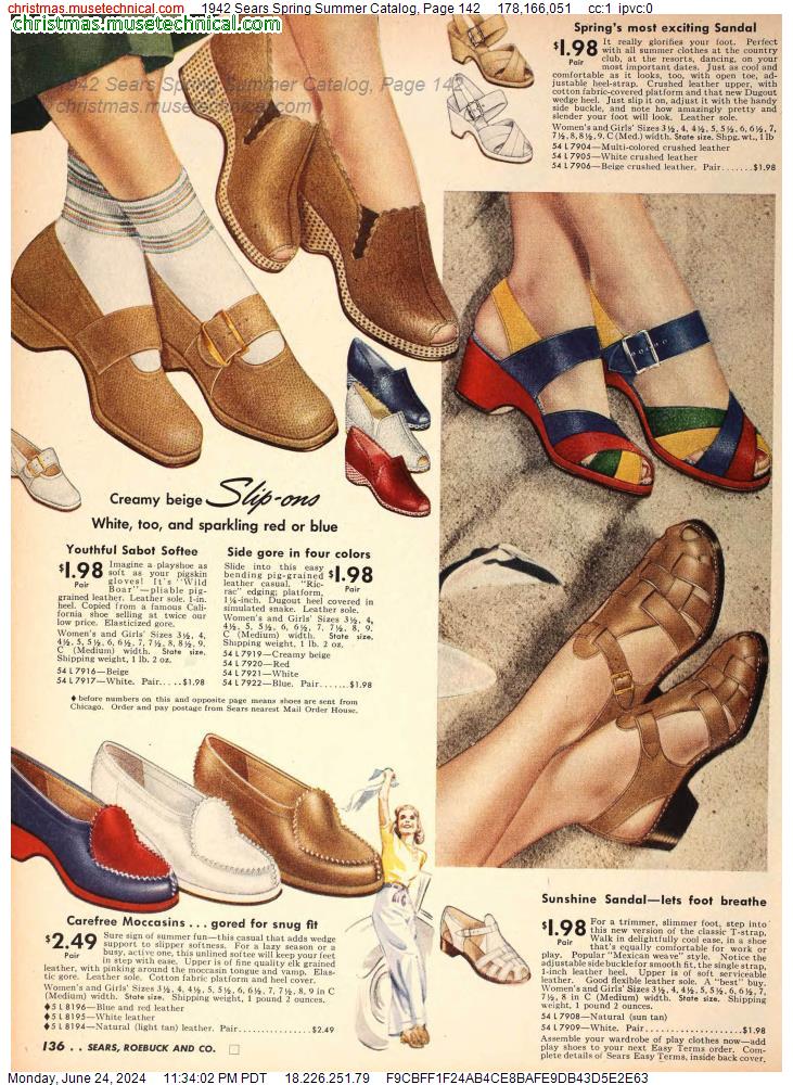 1942 Sears Spring Summer Catalog, Page 142