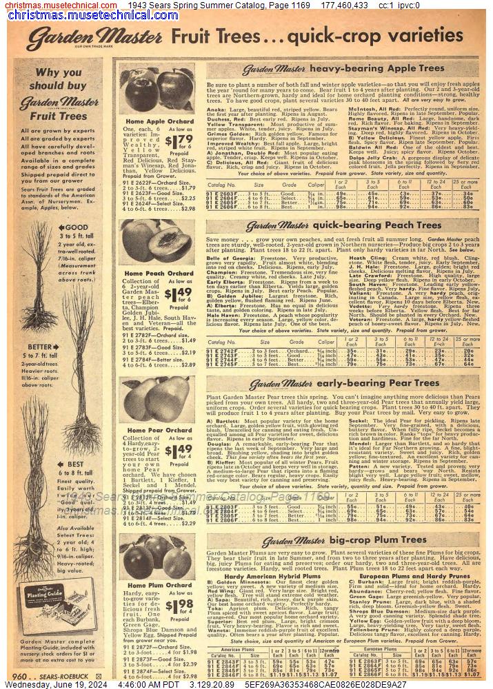 1943 Sears Spring Summer Catalog, Page 1169