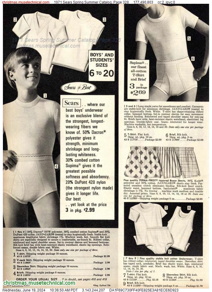 1971 Sears Spring Summer Catalog, Page 328