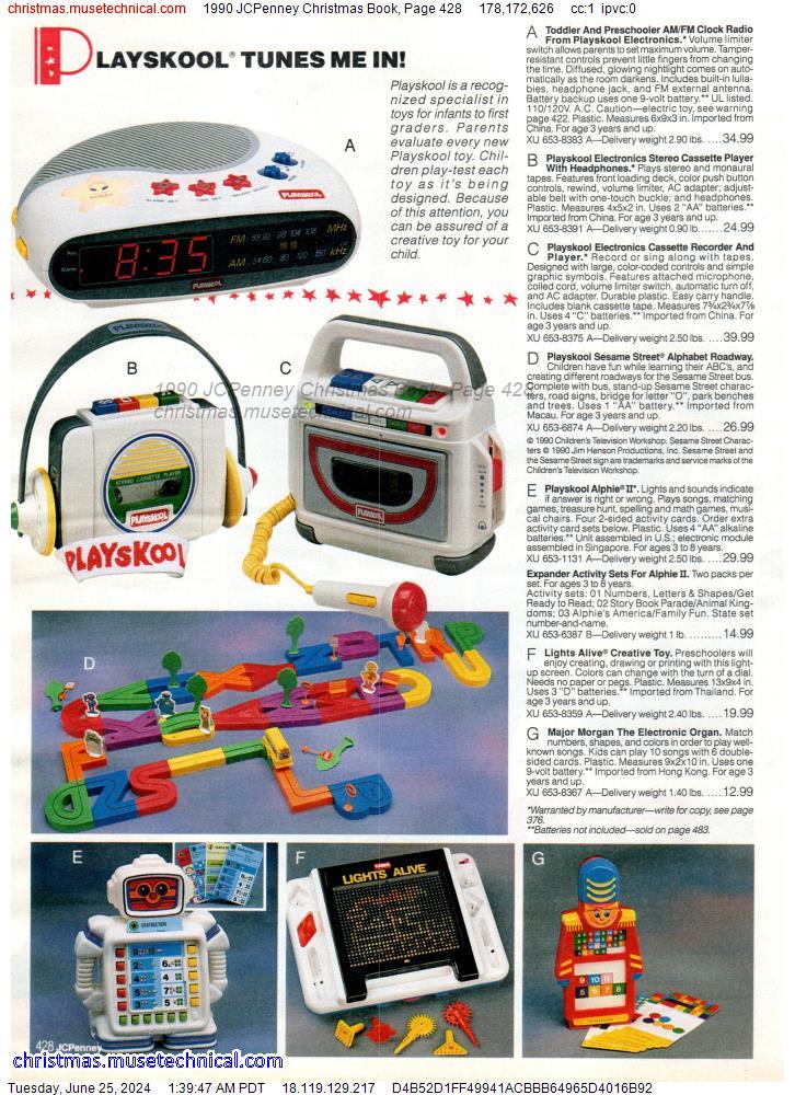 1990 JCPenney Christmas Book, Page 428