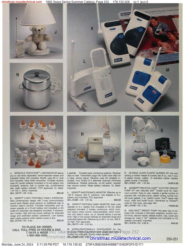 1992 Sears Spring Summer Catalog, Page 252