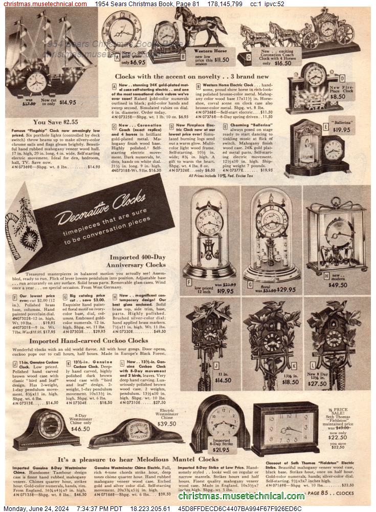 1954 Sears Christmas Book, Page 81