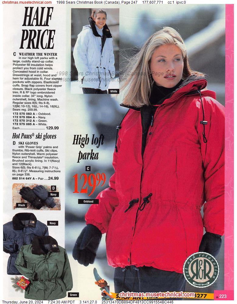 1998 Sears Christmas Book (Canada), Page 247