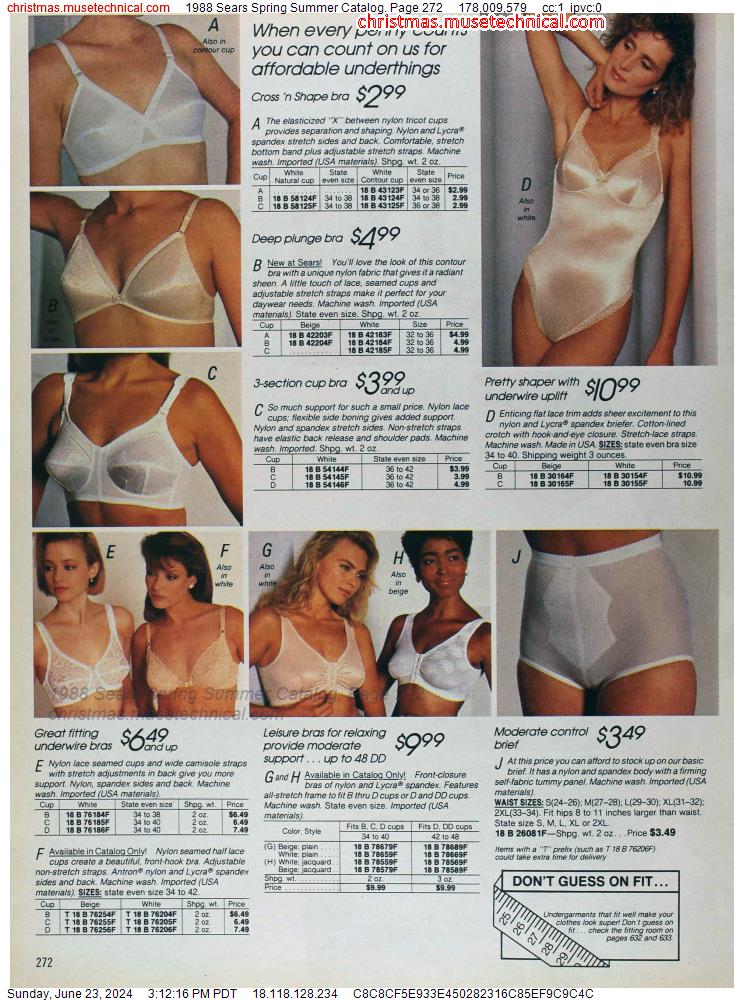 1988 Sears Spring Summer Catalog, Page 272