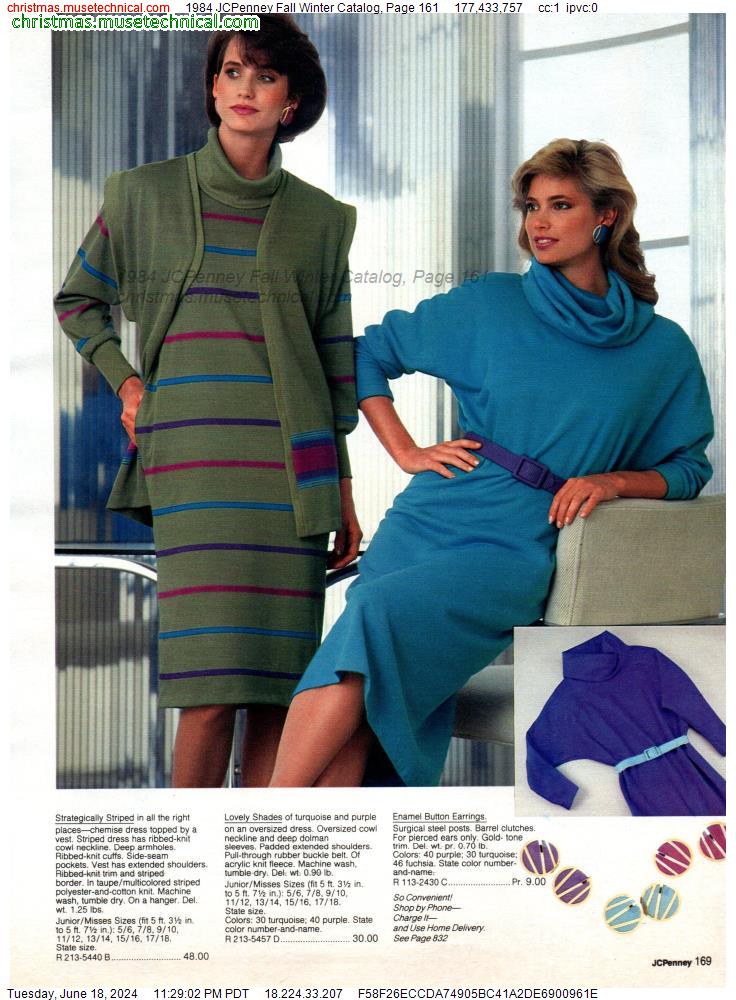 1984 JCPenney Fall Winter Catalog, Page 161