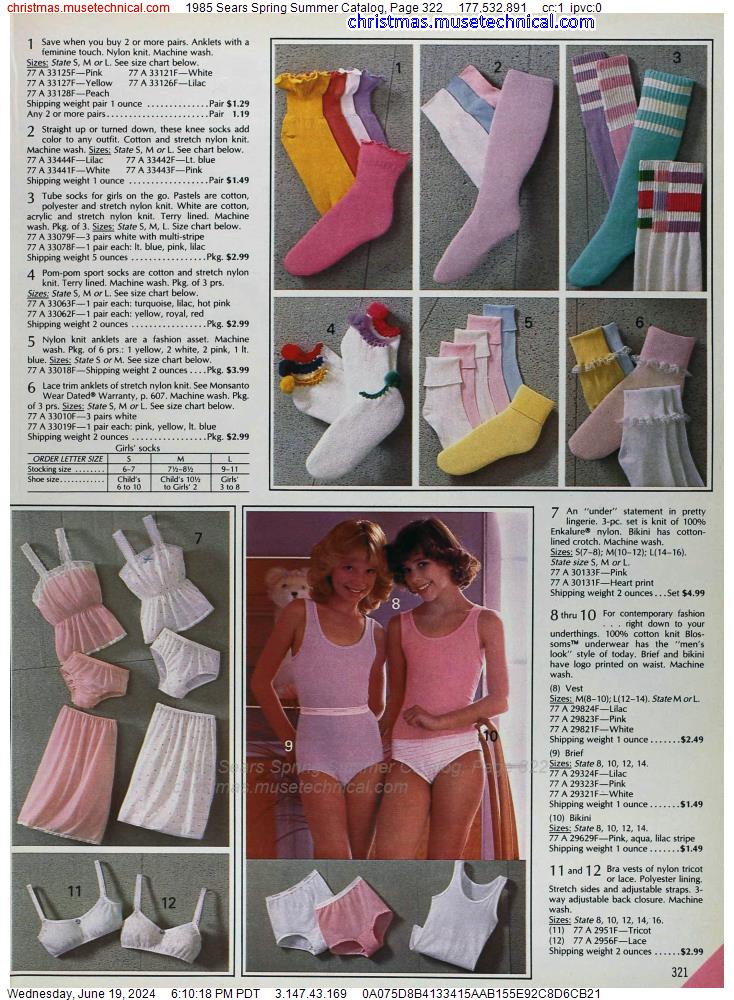 1985 Sears Spring Summer Catalog, Page 322