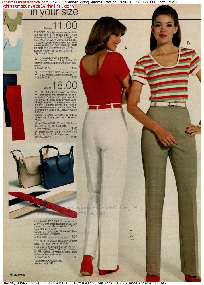 1982 JCPenney Spring Summer Catalog, Page 64