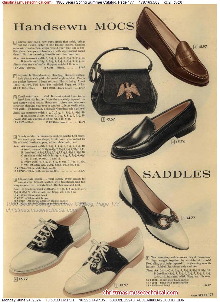 1960 Sears Spring Summer Catalog, Page 177
