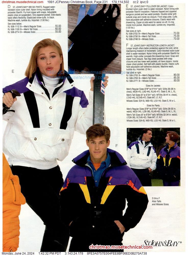 1991 JCPenney Christmas Book, Page 231